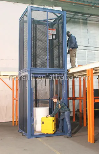 outdoor cage lift/conveyor system/hydraulic home lift