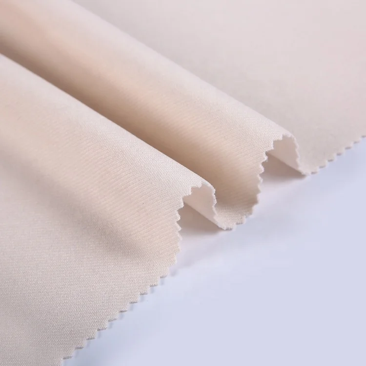 Нет минимального заказа запас текстиля оптовая продажа двойная трикотажная ткань полиэстер спандекс твил креп-брюки для одежды