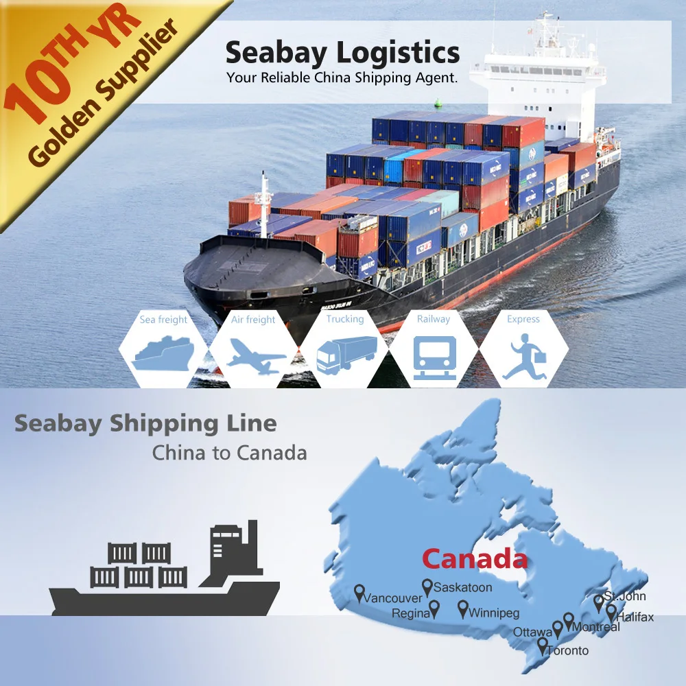 ocean/sea freight container shipping from china to Canada