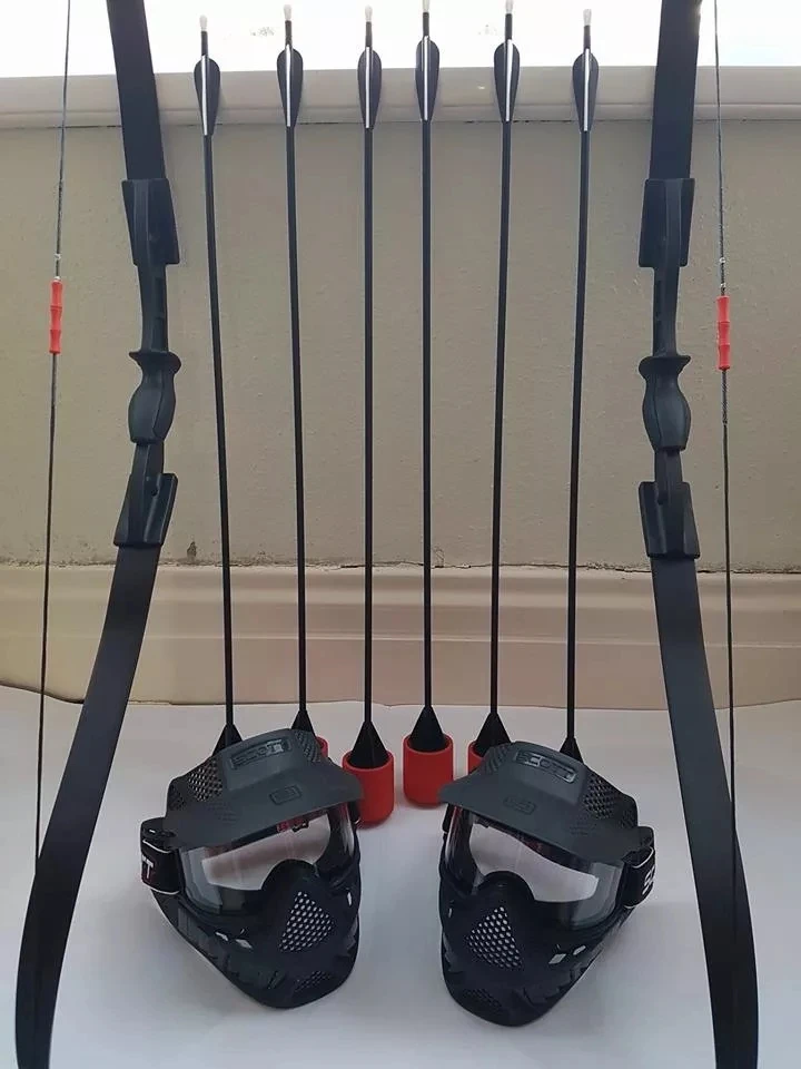 Outdoor Archer Game Tag Bow, Mask, Arrow and Bow, Foam Tip Arrow