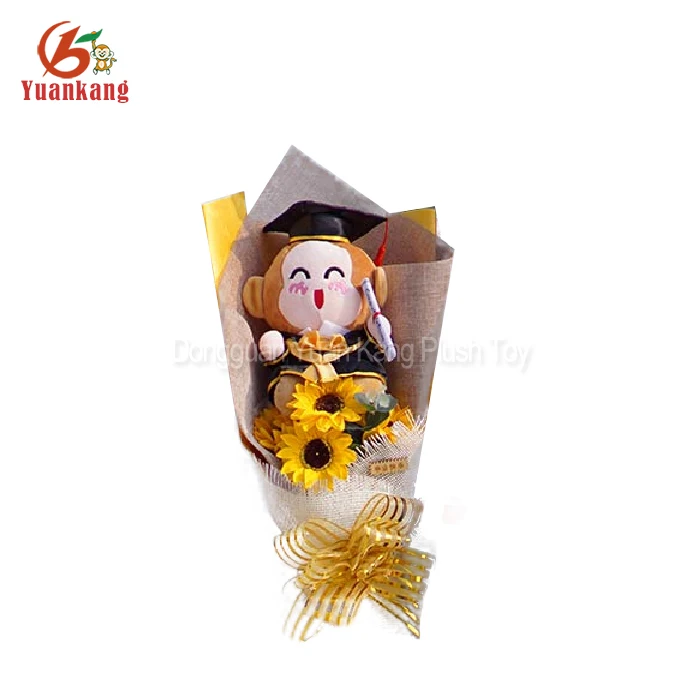 Custom Graduation Stuffed Animals Panda Bouquet Owl Doll Teddy Bear Plush Toy