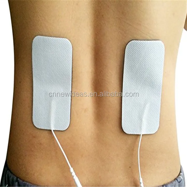 Wired Self-Adhesive Electrodes Premium Replacement Pads for TENS Units