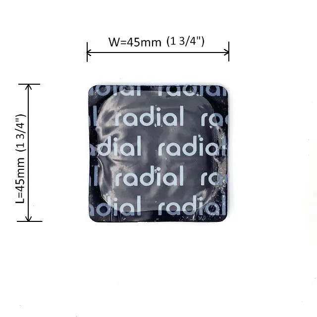 Sunsoul Usa Type Universal Car Square Tyre Repair Patch Self Vulcanizing Tire Multipurpose Rubber Patches