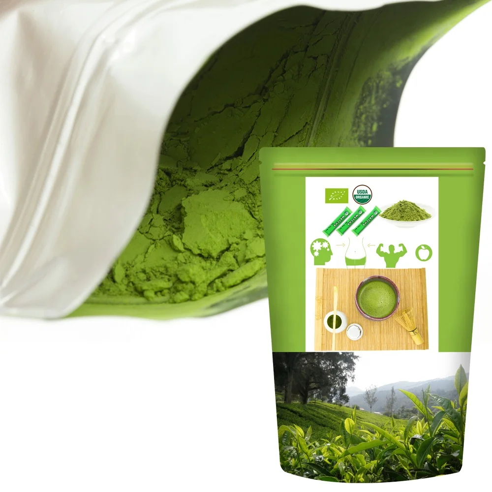 
Free Sample OEM Ceremonial High Grade Organic Detox Matcha Powder 