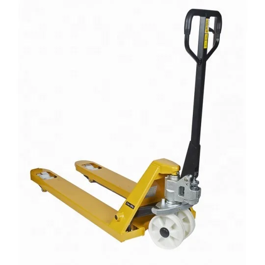 new design hydraulic 2500kg Nylon wheel hand pallet truck for warehouse