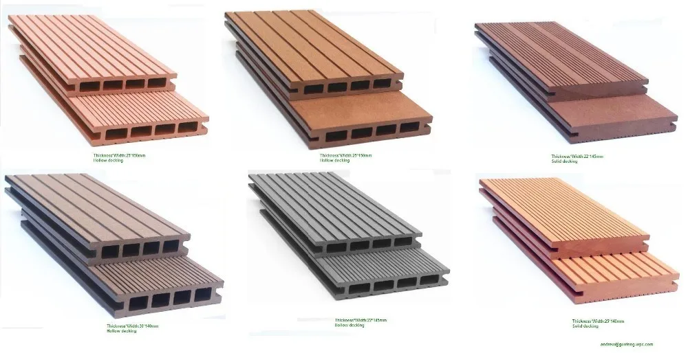 Hdpe Wpc Decking Exterior Wood Plastic Composite Outdoor Flooring With Good Price Waterproof Wpc Boards