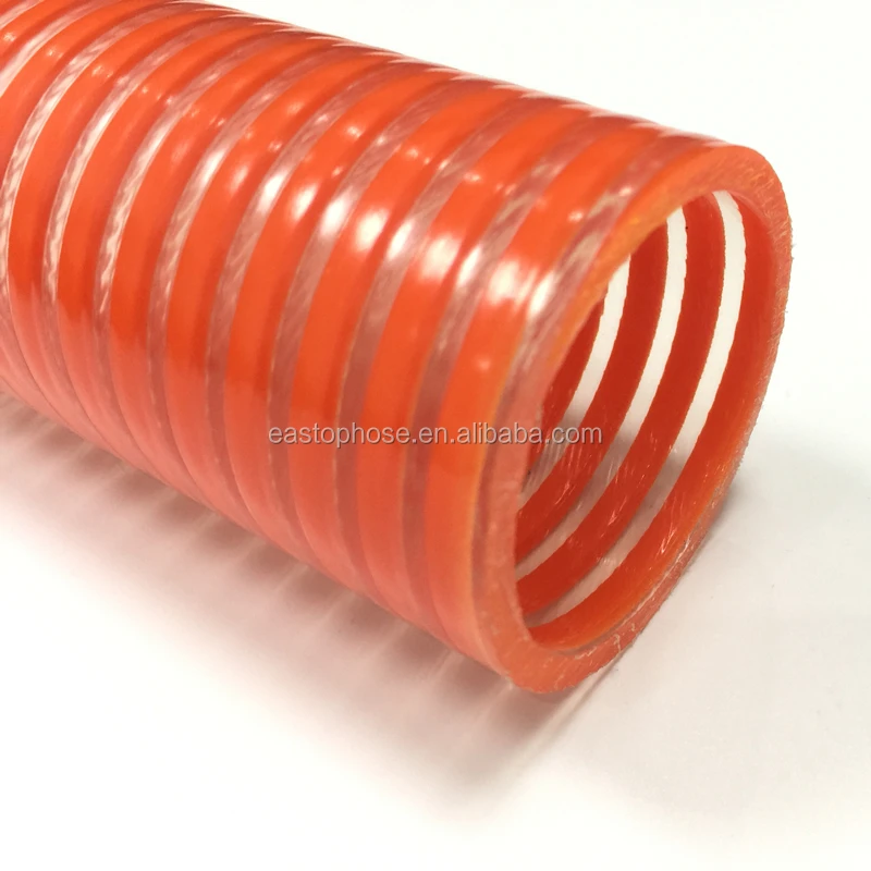 Low Price High Quality Flexible 38mm 1 2 3 4 5 6 8 10 12 inch 9 11 bar PVC Suction Hose Pipe For Sewage Water Oil Sawdust 50m