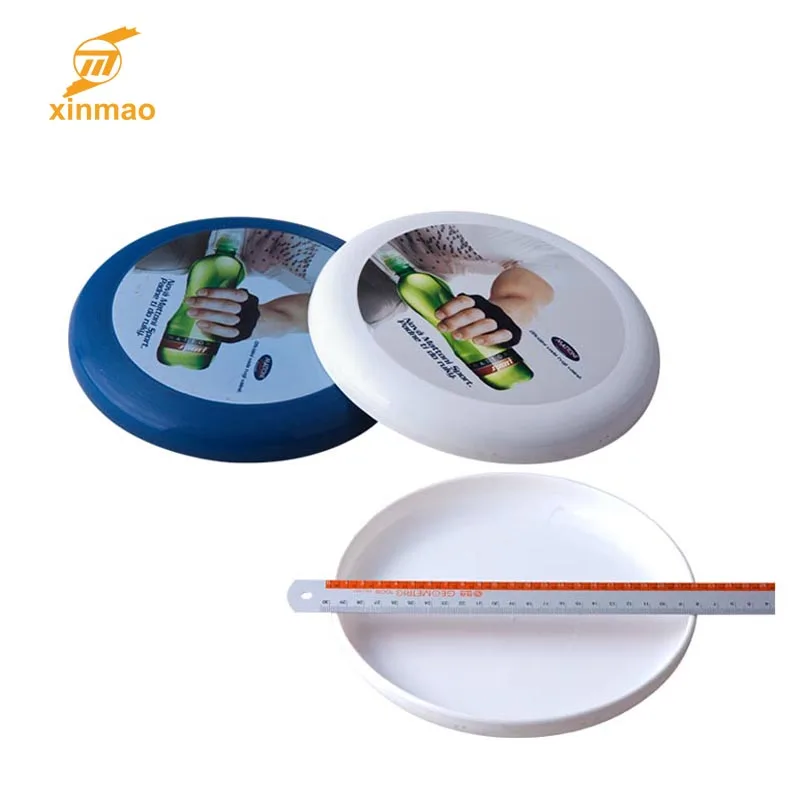 
New Round custom Plastic flying disc outdoor sport dog toy 