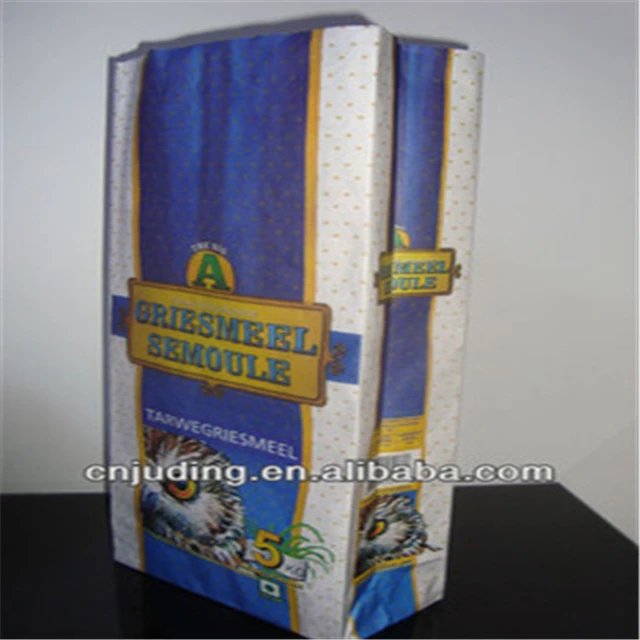 polypropylene valve bags with laminated