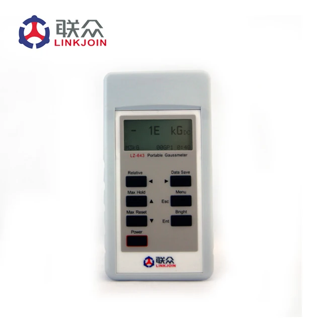 LINKJOIN LZ-643 portable gauss meter 30kG magnetic field meter gaussmeter manufacture with CE trade assurance supplier