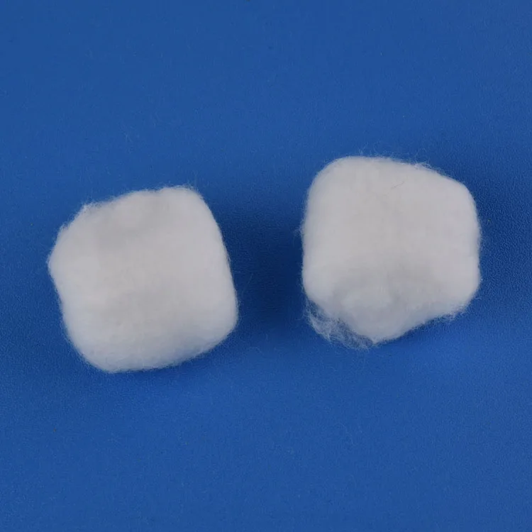
Disposable absorbent medical synthetic dental wool cotton ball big white pure cotton wool balls 
