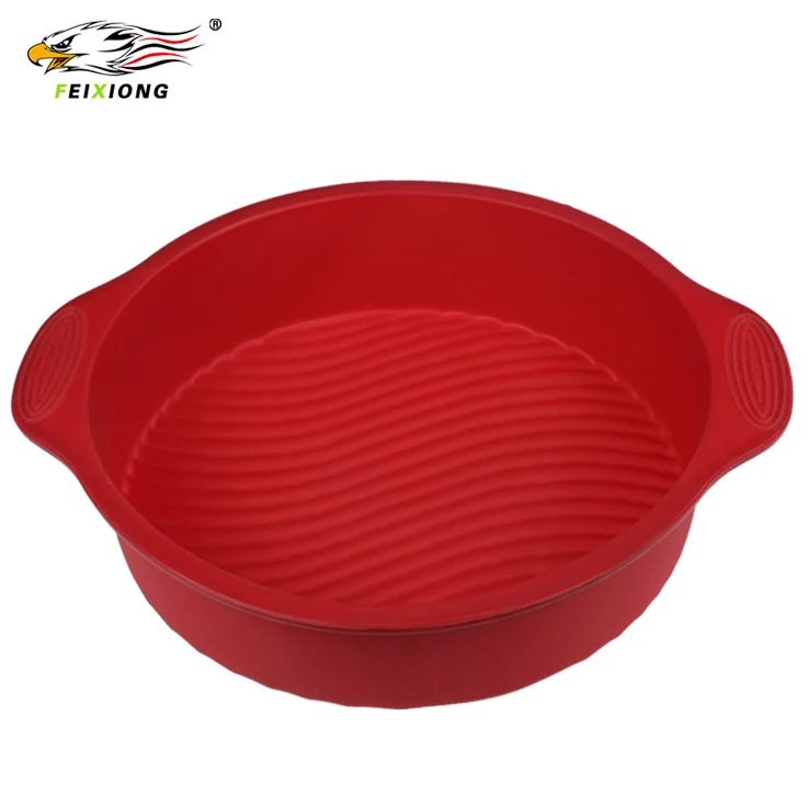 Household DIY Round Cake Baking Pan silicone cake pan 100%Food Grade quality