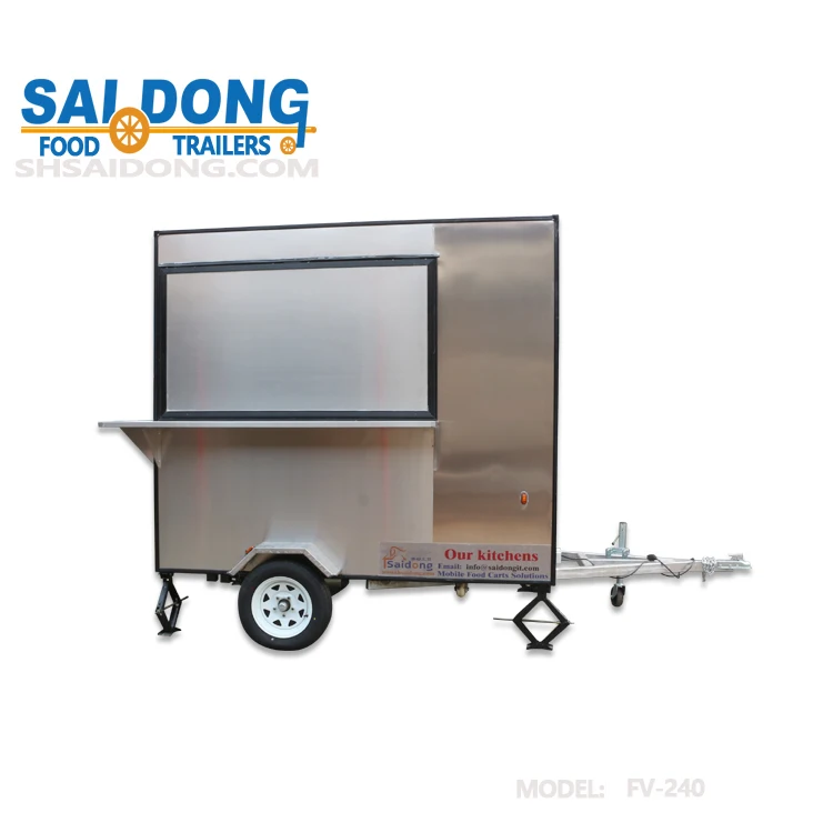 Hot sale mobile food concession trailer/food truck for sale