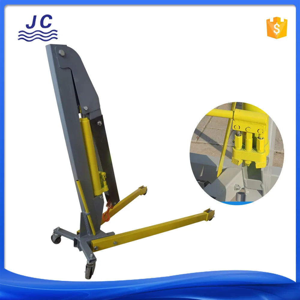 1 ton hydraulic shop crane,foldable euro engine crane