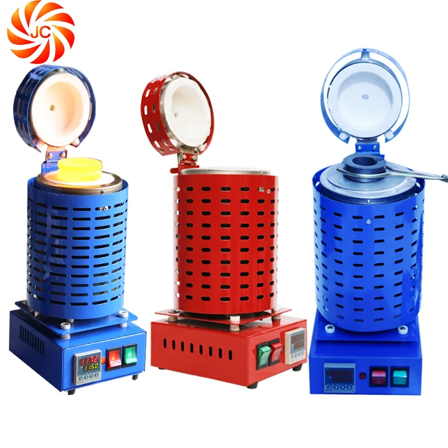 JC-K-220-2 3kg 220V Electric Portable Mini Metal Smelting Furnace