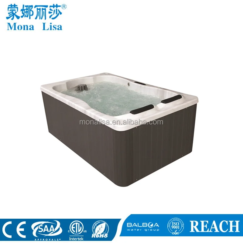 Hot Sale Bath Tub Spa Relaxing Monalisa M-3374 Outdoor Massage Reversible Whirlpool Bathtub Freestanding Hydromassage Optional