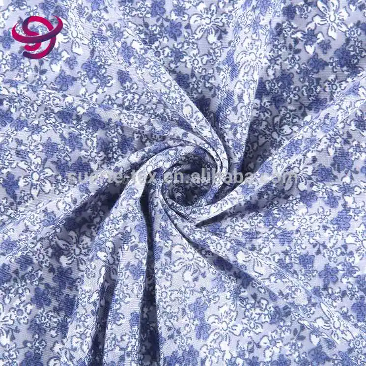 Factories price indonesia printed 100% combed cotton jersey knit fabric