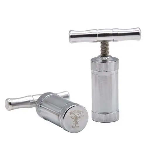 
Aluminum Pollen Press Compressor Herb Spice Tobacco Crusher Metal Pipe 