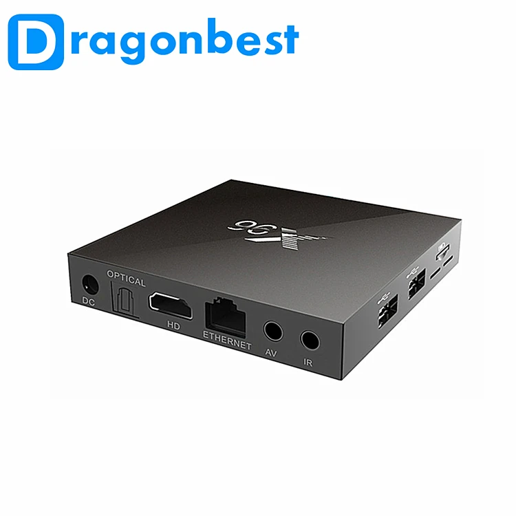 S905X X96 2 г 16 android ТВ коробка KD плеер 16,0 Wi Fi BT IP установить бесплатное приложение