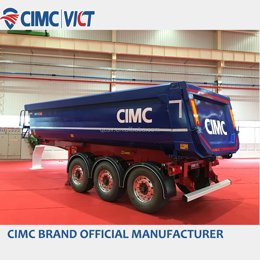 В наличии 3 оси 25 куб. М самосвал трейлер продается по полуцене