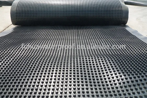 0.6mm thickness 20mm dimple height HDPE drainage plastic waterproof sheet