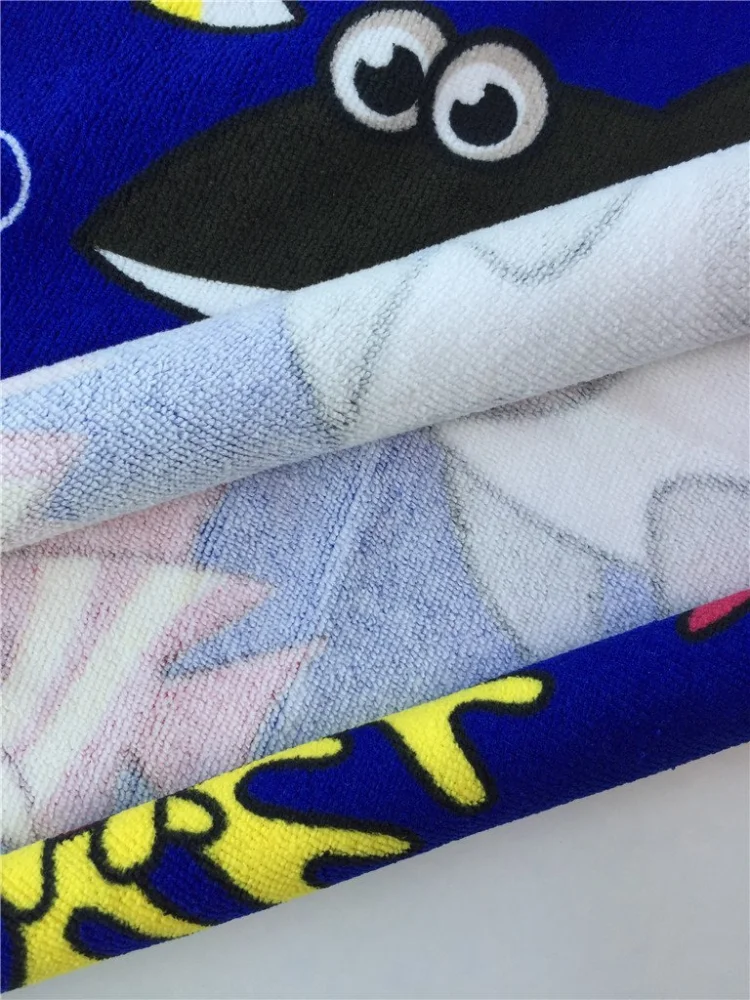 OEM 100 % microfiber animal hooded baby kid poncho beach wrap bath towel robe for kids