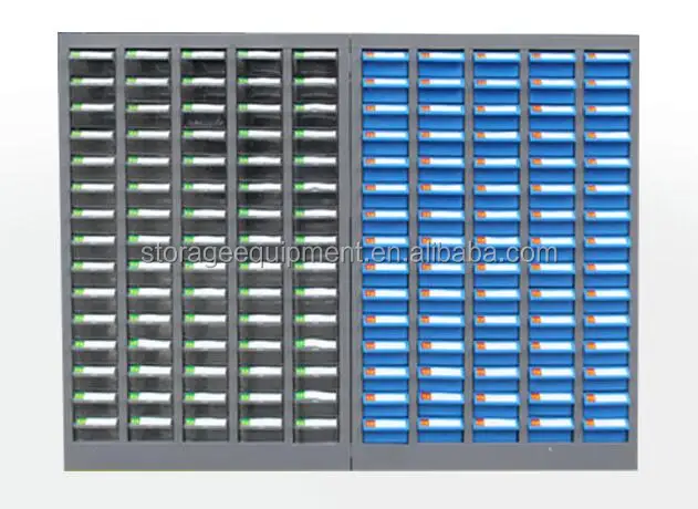 48 drawer tool cabinet electronic component cupboard with door and lock