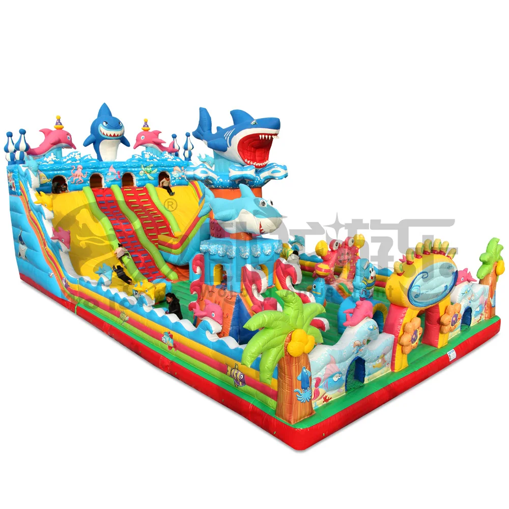 
2019 professional manufacturer giant inflatable slide for kids 