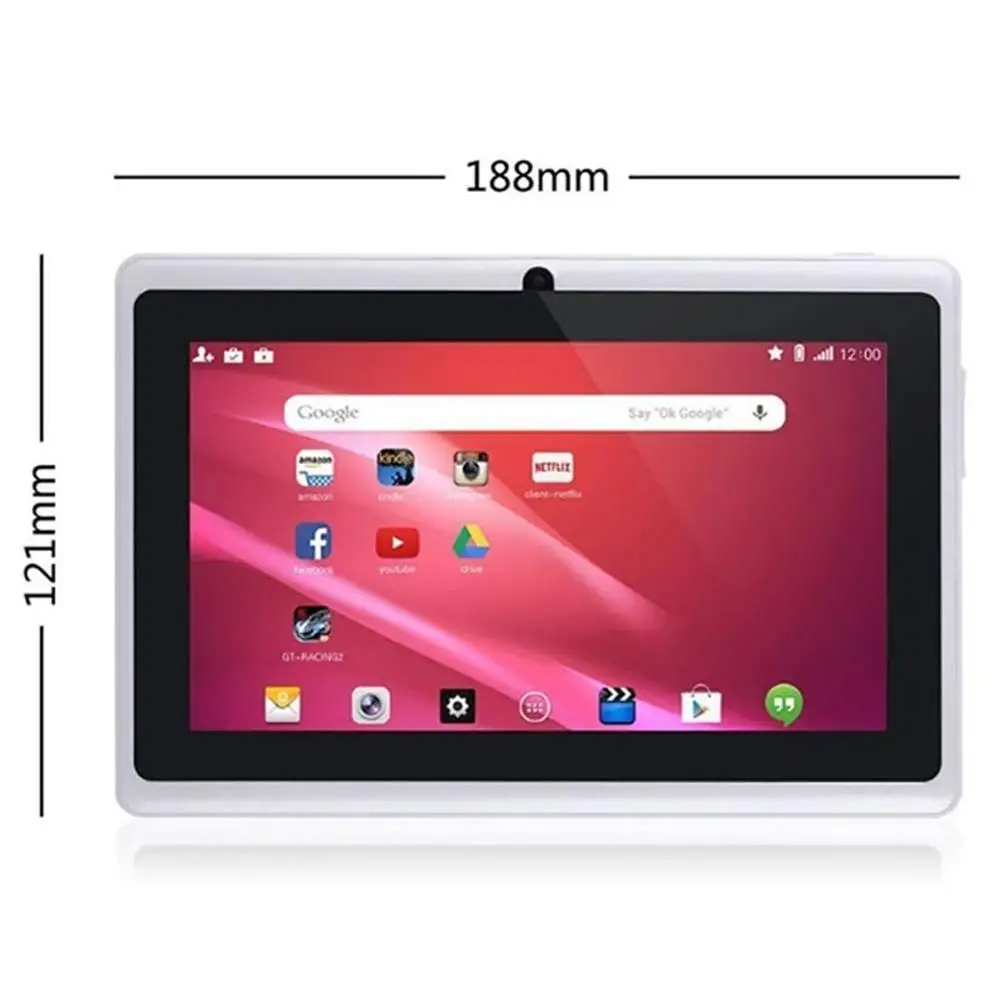 Bulk Wholesale Android Tablet 7 inch Allwinner A33 ROM 4GB Tablet Android Q88