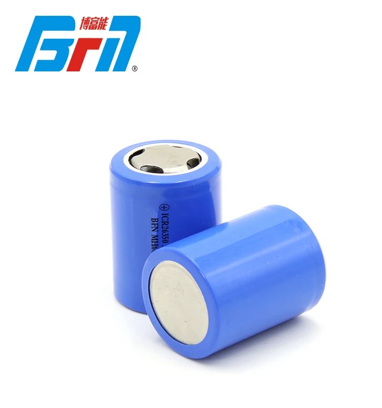 china supply high quality 26350 2000mAh 3.7V lithium ion battery flashlight battery