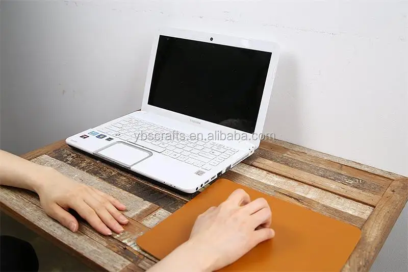 Коврики для мыши из натуральной кожи настольные коврики с логотипом Deboss коврик сублимационной