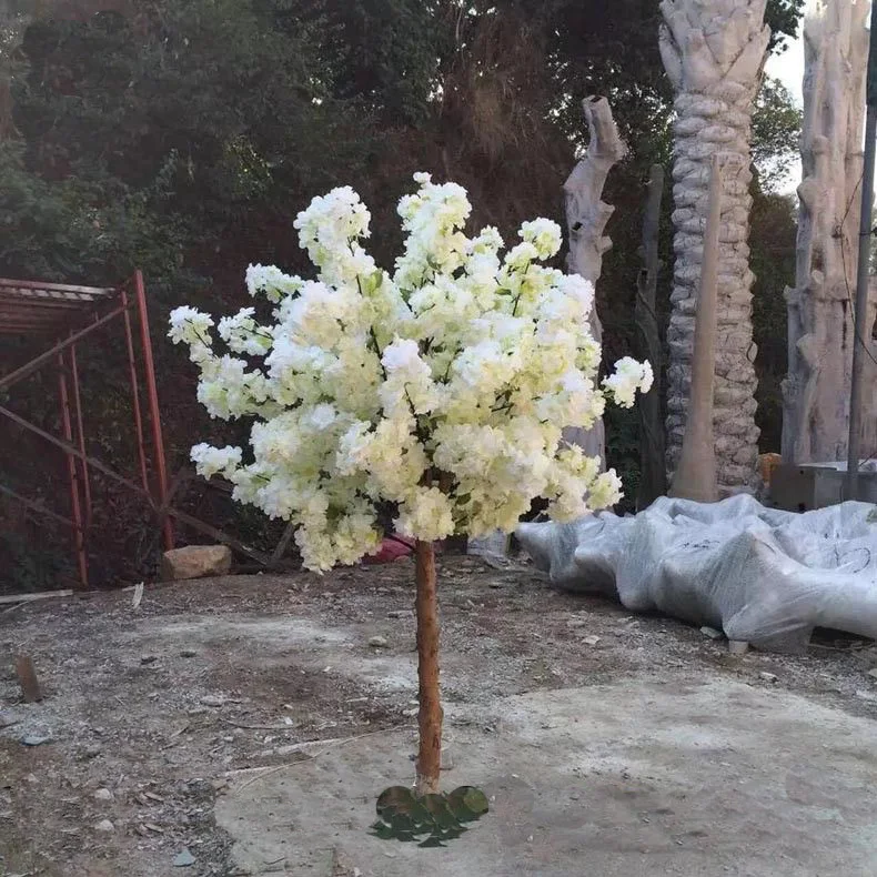 Artificial silk cherry blossom table tree flowers wedding centerpiece trees for sell decoration wholesale