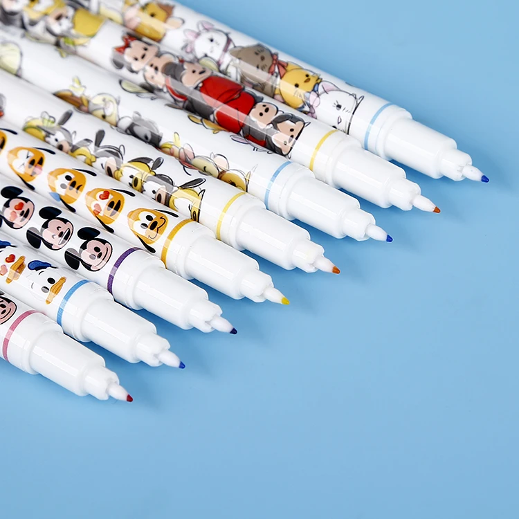 pen of Wenzhou  writing fluent  dual tip brush marker pens color marker with  dual brush tip  pens nylon nib