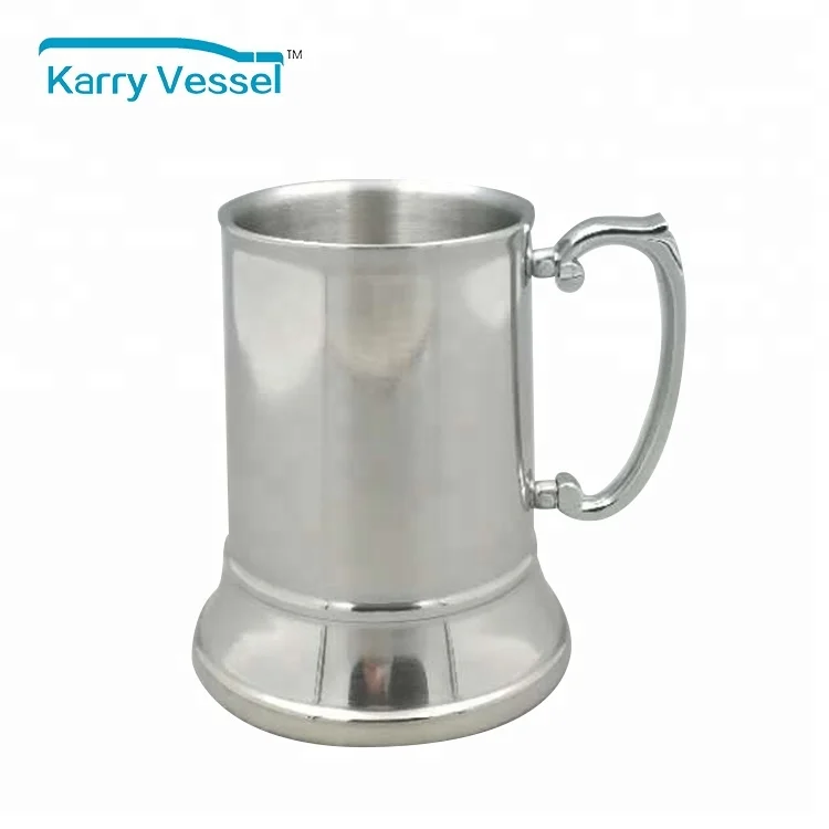 KARRY 450 ML High quality Stainless Steel Tankard / Coffee or Beer Mug/cup