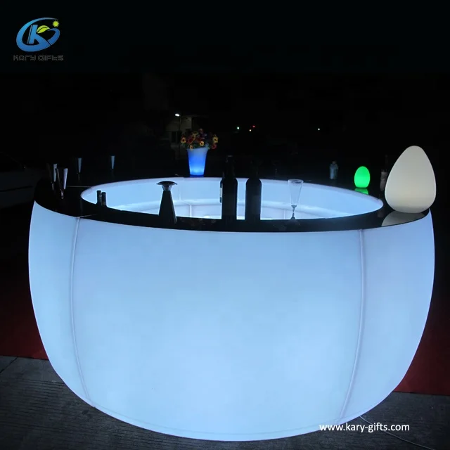 Modern LED Bar Furniture Glowing Bar Table Led Lighting Bar Counter