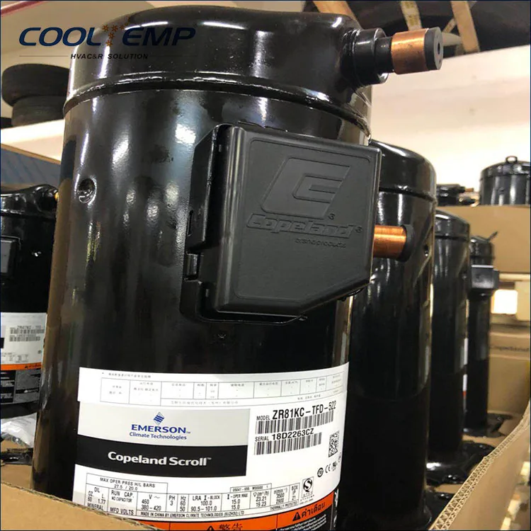 
Emerson Copeland Hermetic Scroll Compressor ZB114KQ-TFD-550 