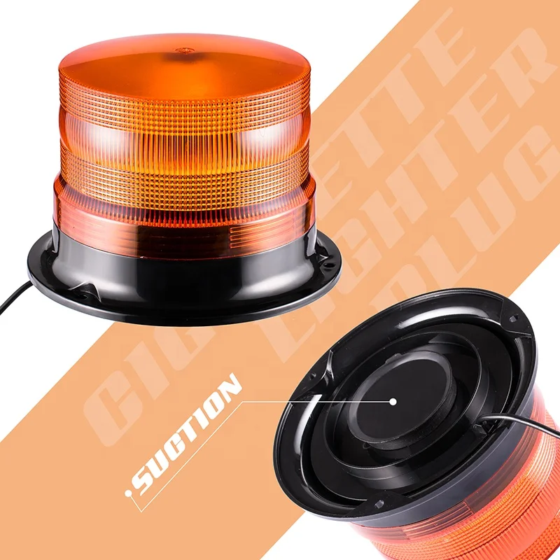 60W LED High Intensity Law Enforcement Emergency Hazard Warning Beacon Lights for Trucks Vehicle, Waterproof Car Roof Top