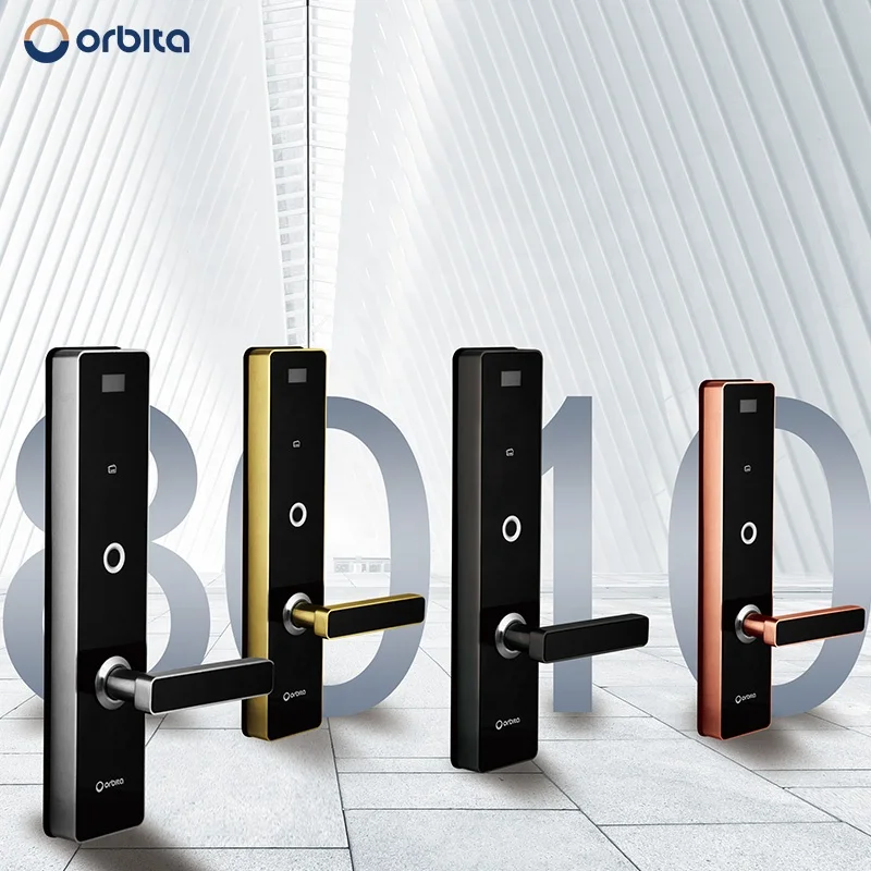 
Orbita intelligent electric key intelligent lock door handle wifi 304 casting lock biometric key 
