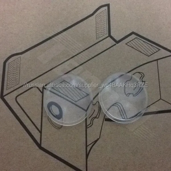 Biconvex Lenses 25mm Diameter Magnifying Glass Acrylic Lenses Virtual Reality Glasses Google Cardboard