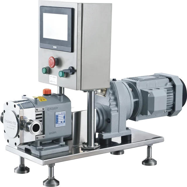 Emulsifier shampoo transfer cam stainless steel rotary lobe pump