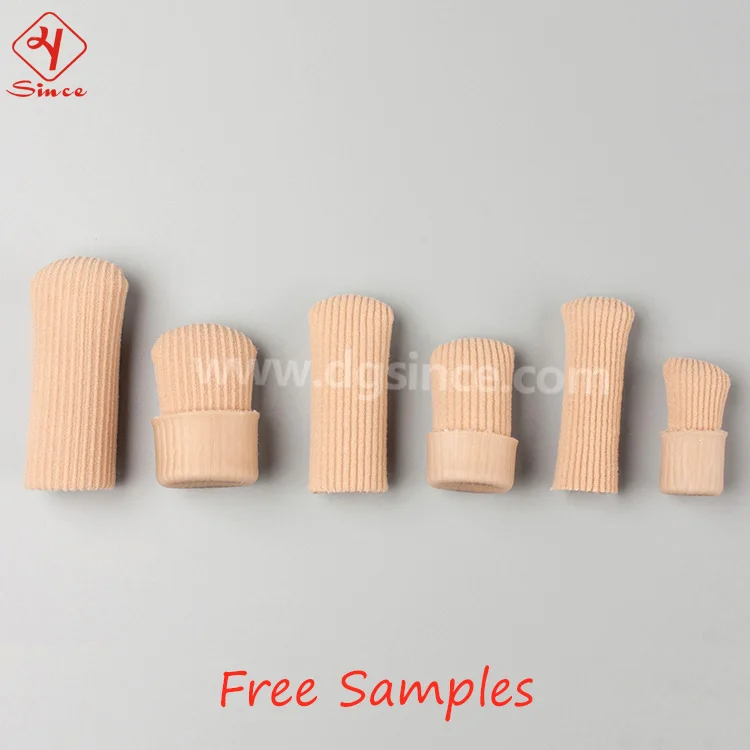 Factory direct sales sebs silicone gel finger toe protectors tube