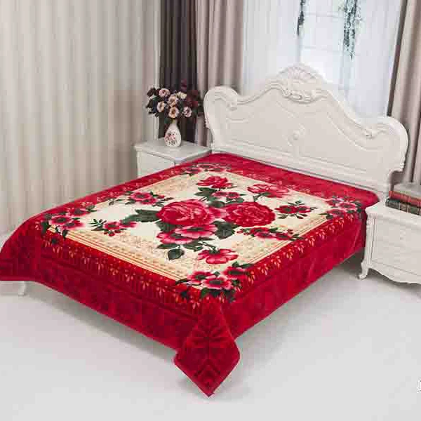 100% Polyester mantas de invierno 220X240 Golden Dove Royal Winter 6.5kg Double Ply Korean Style Mink Blanket For Qatar