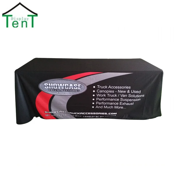 
Wholesale custom design printed advertising table cloth 