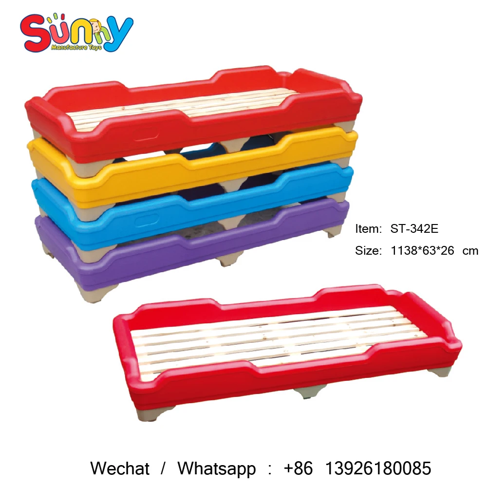 2018 kindergarten kids children bed furniture kindergarten plastic beds
