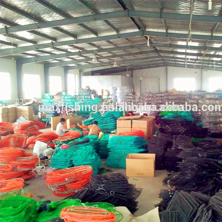 mesh size rectangular folding crab traps