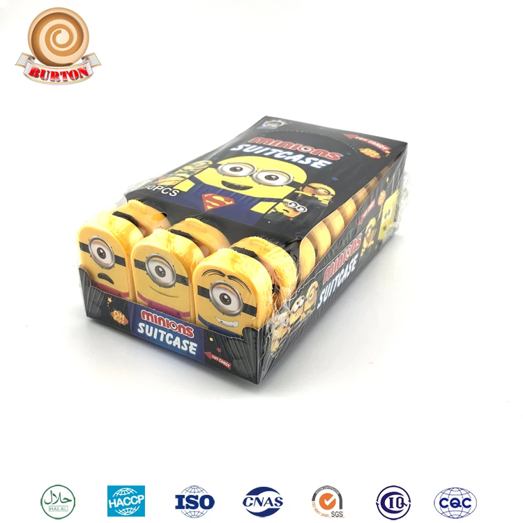 Миньон чемодан игрушка конфеты/смешная мультяшная форма конфеты