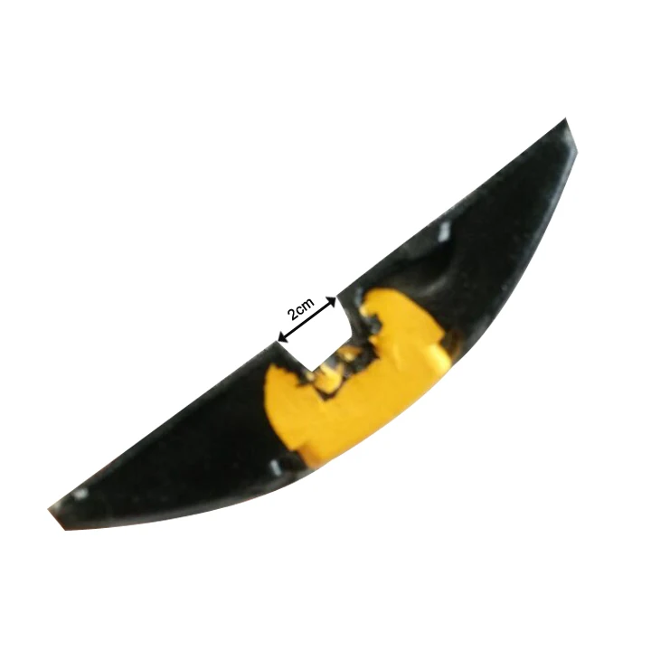 small size 1000mm rubber rumble strip speed bump