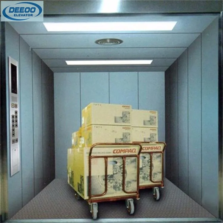 
Best price goods lift warehouse cargo elevator from DEEOO factory 