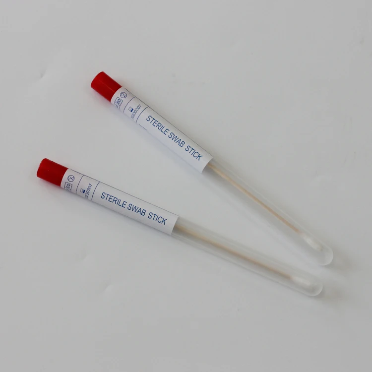 Sterile Wooden Cotton Swab Stick