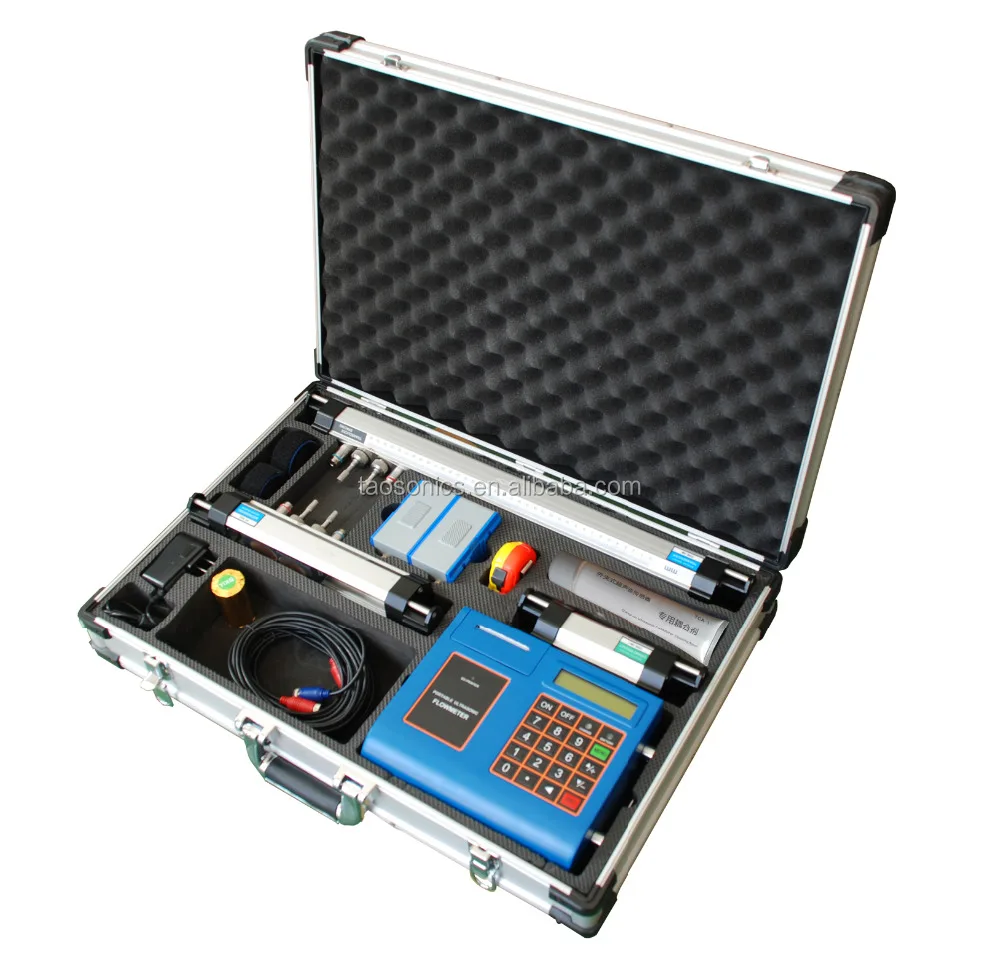 Портативный ультразвуковой расходомер со встроенным принтером и SD-картой